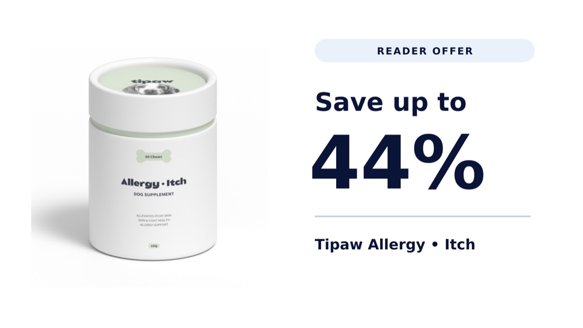 Reader offer: save up to 44% on Tipaw Allergy and Itch